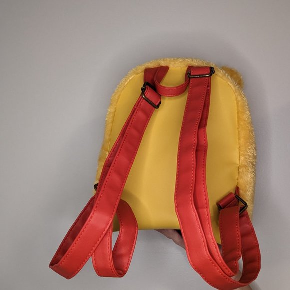 Loungefly fluffy Winnie the Pooh mini backpack - Picture 2 of 4